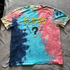 Guess x Chinatown market tie dye t shirt